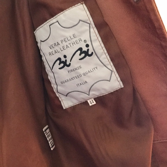 Italian leather coat - Picture 2 of 2